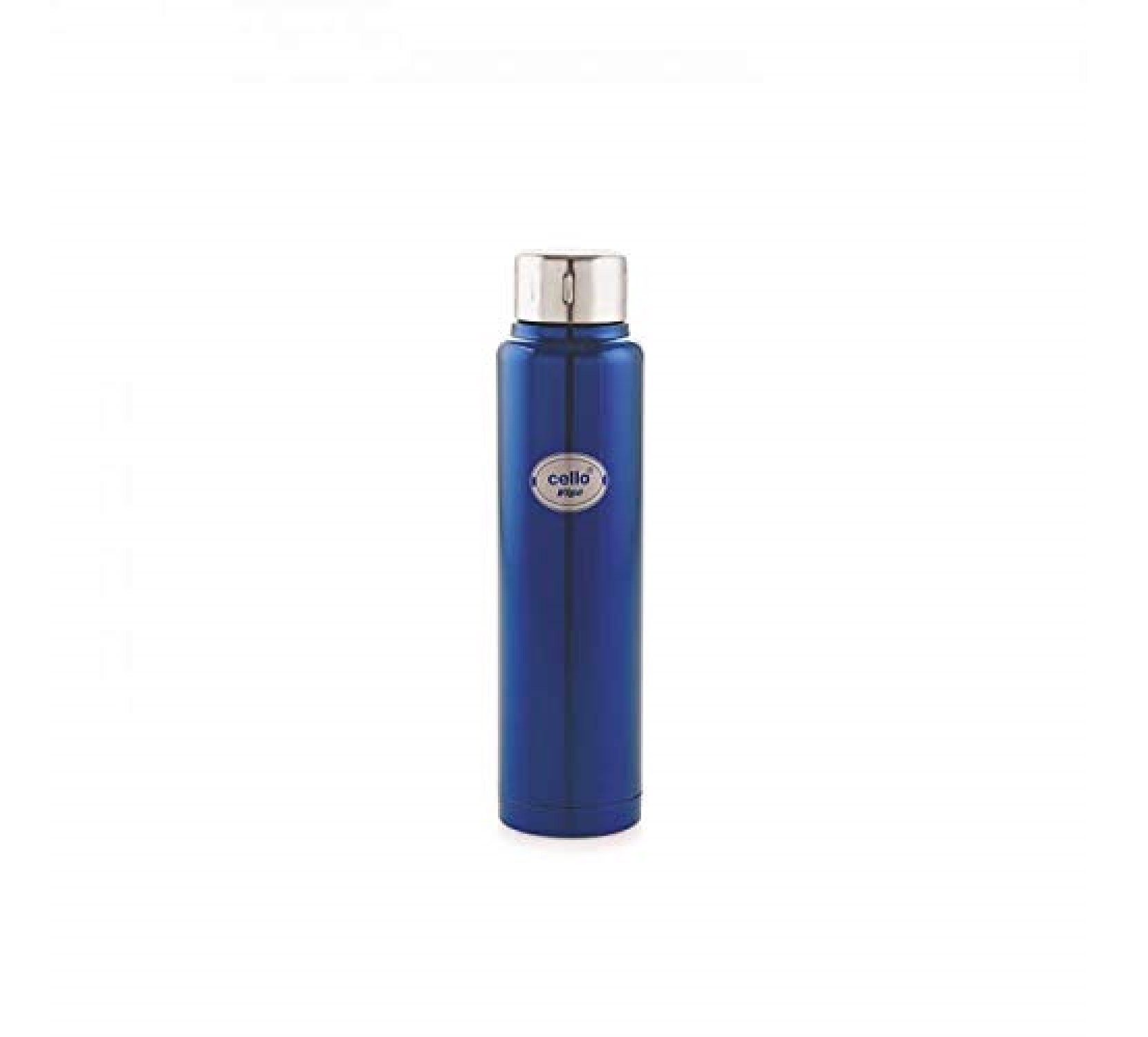 Cello Vigo Stainless Steel Double Walled Flask, (350 ml, Blue)