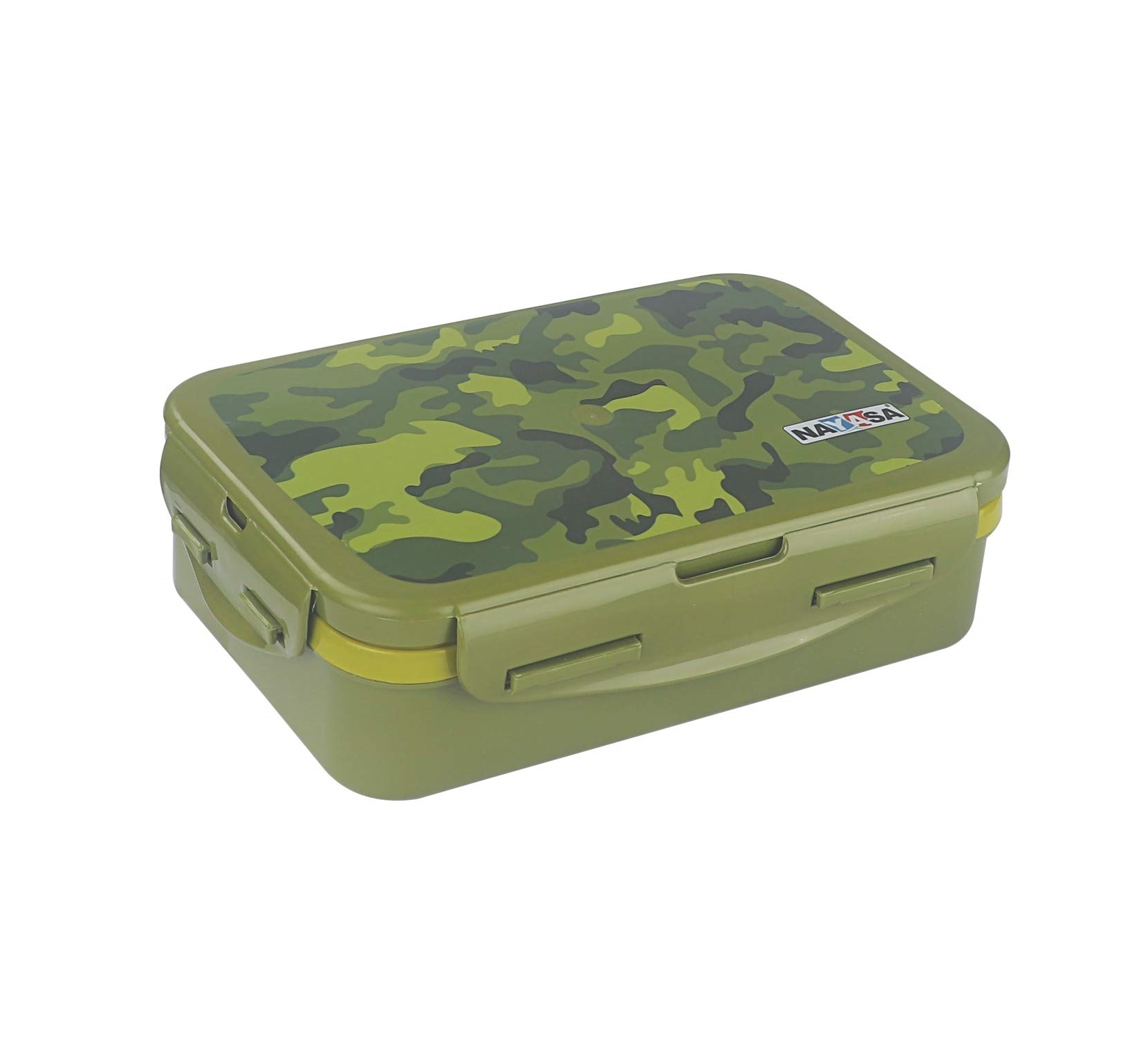Nayasa Nutri Army Dlx Insulated Lunch Box (700ml, Green)